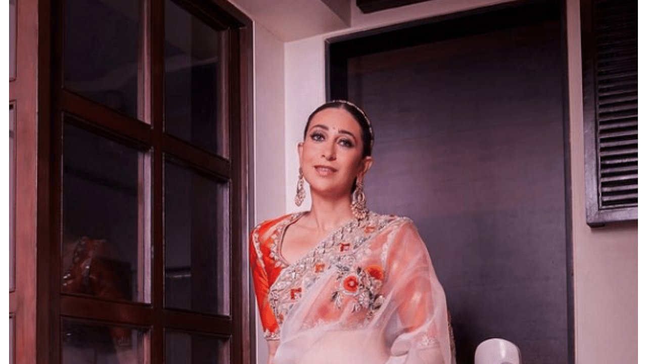 Actor Karisma Kapoor. Credit: Instagram/ManishMalhotraWorld