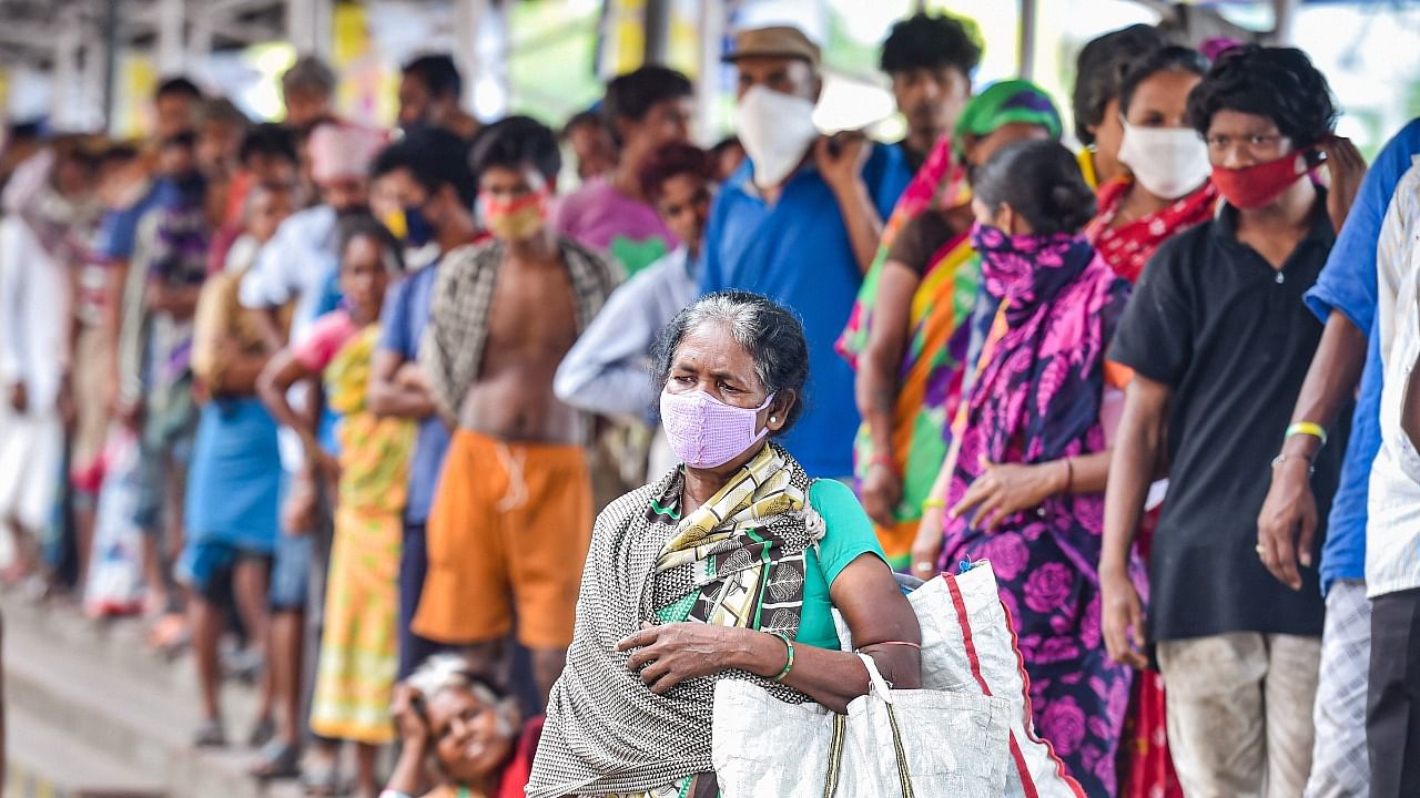In the last 24 hours, 65 new Covid cases have been confirmed in Gautam Buddh Nagar, 20 in Ghaziabad and 10 in Lucknow. Credit: PTI Photo