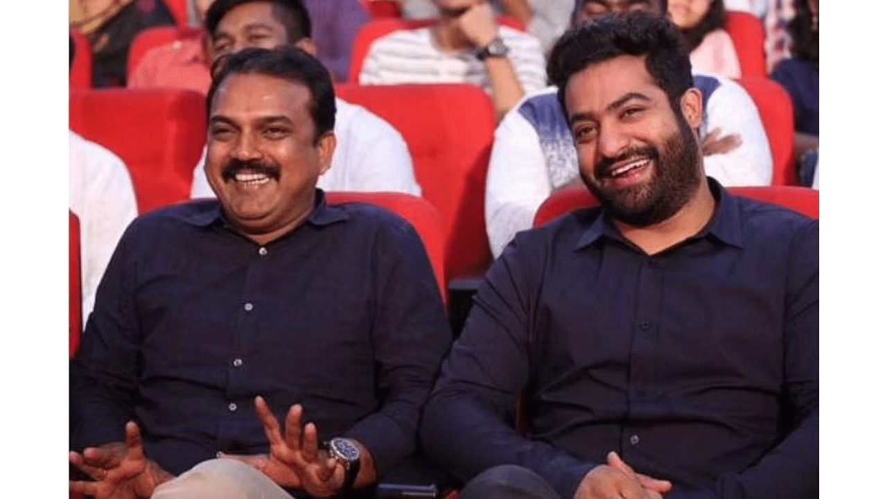 Koratala Siva and Jr NTR. Credit: IANS Photo