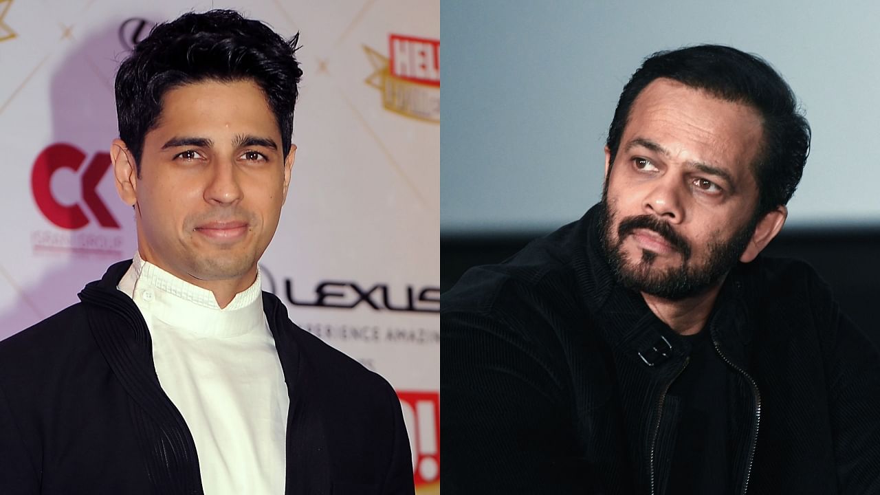 Sidharth Malhotra (L) and director Rohit Shetty. Credit: AFP File Photos