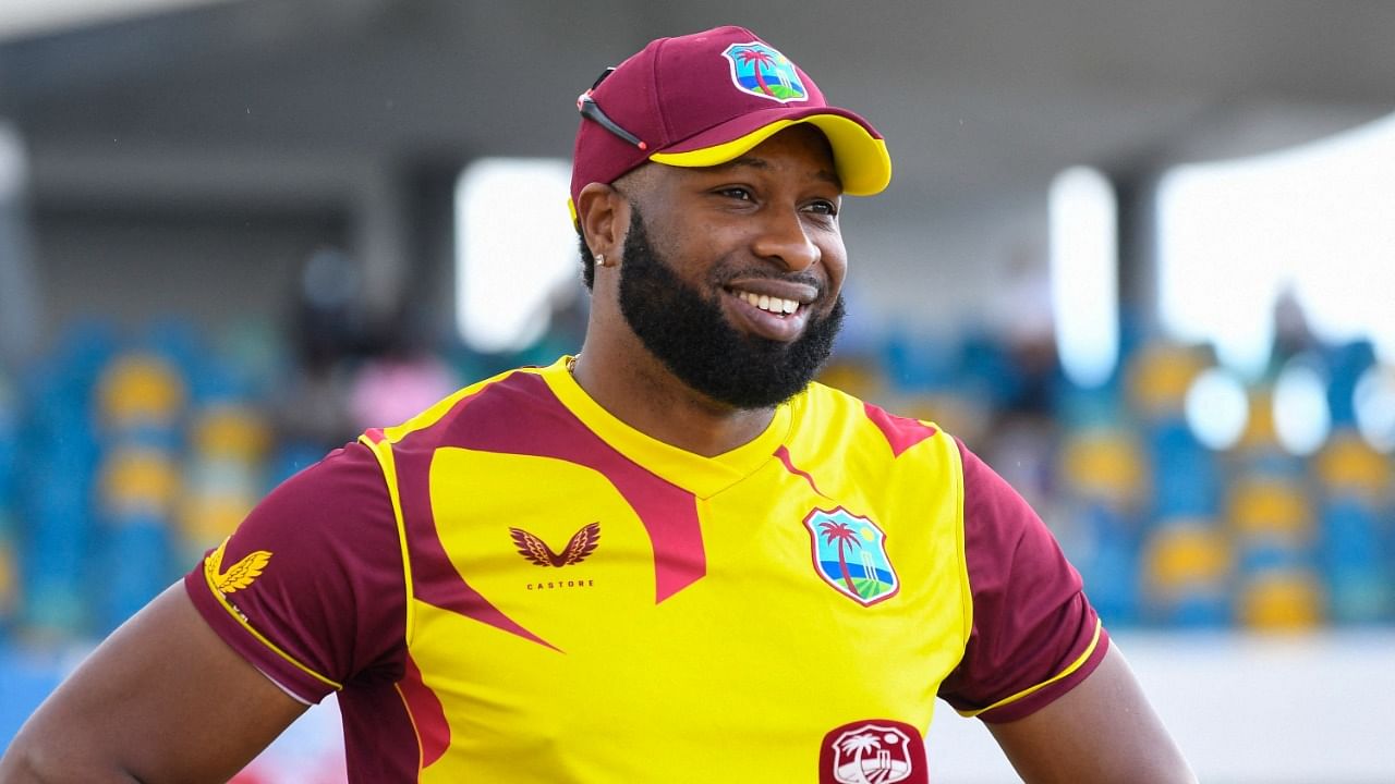 West Indies bowling all-rounder Kieron Pollard. Credit: AFP File Photo