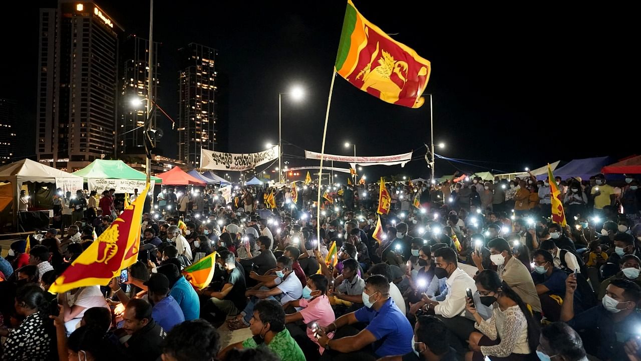 Sri Lanka asked the IMF for emergency assistance but was told that the South Asian nation's $51 billion external debt was "unsustainable" and must be "restructured" before help could be given. Credit: AFP Photo