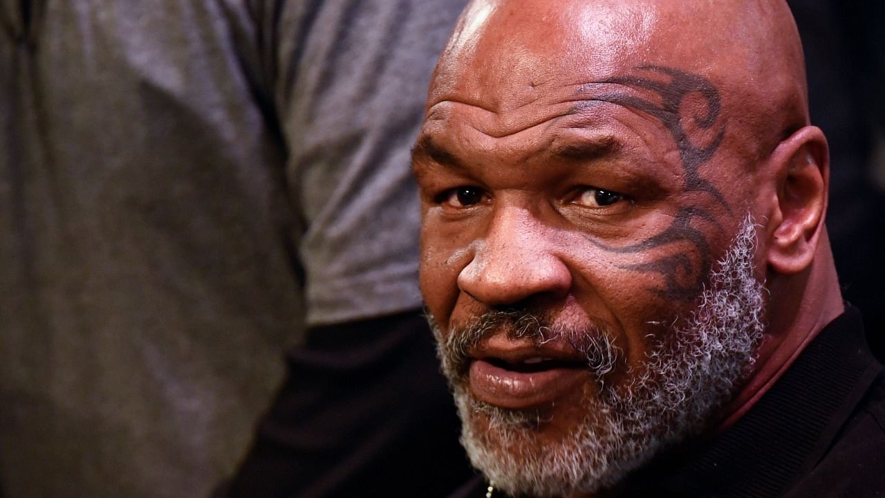 Former heavyweight champ Mike Tyson. Credit: AFP photo