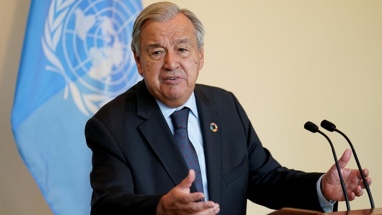 UN Secretary-General António Guterres. Credit: Reuters File Photo