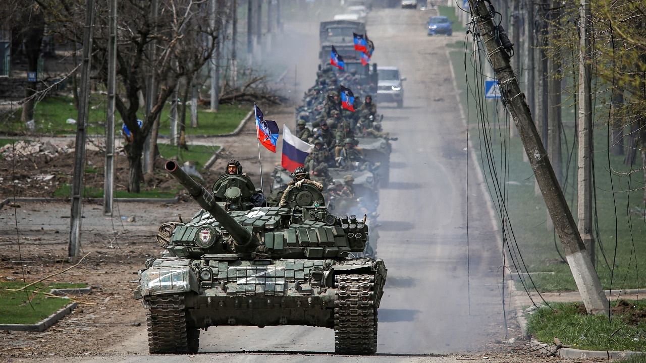 Pro-Russian troops move in on Mariupol. Credit: Reuters Photo