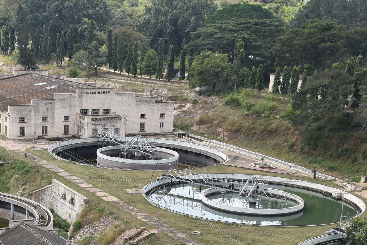 A file photo of the water purifier plant at Thippagondanahalli.