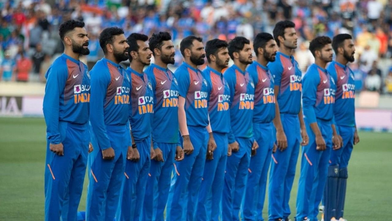 A file photo of Team India. Credit: IANS Photo