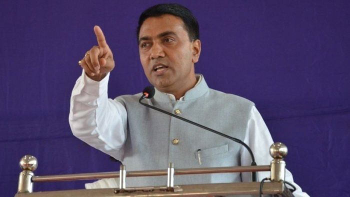 Goa CM Pramod Sawant file photo. Credit: IANS Photo