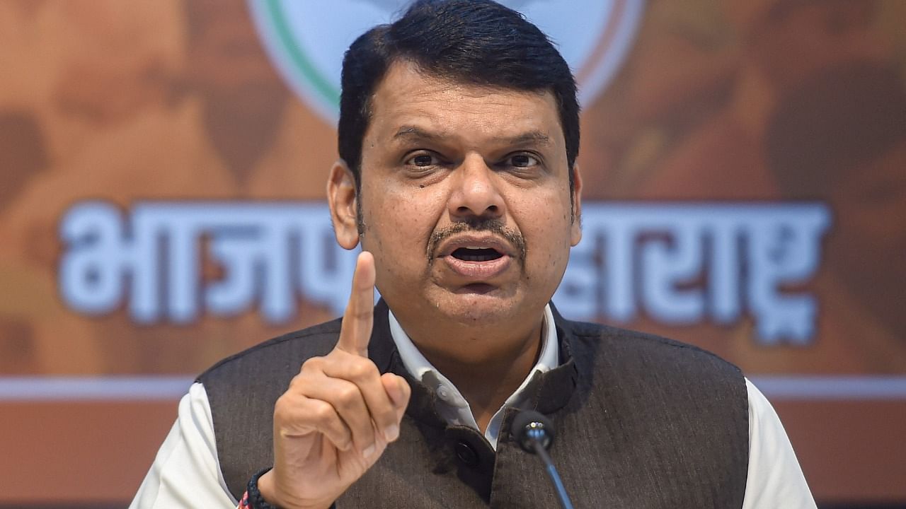 Maharashtra opposition leader and former CM Devendra Fadnavis. Credit: PTI Photo