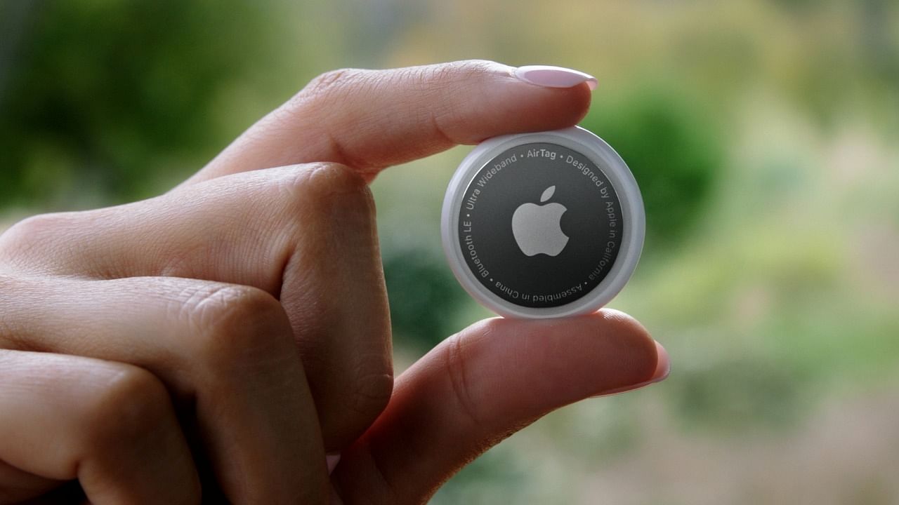 A file photo of Apple's tracking device, AirTag. Credit: Reuters Photo