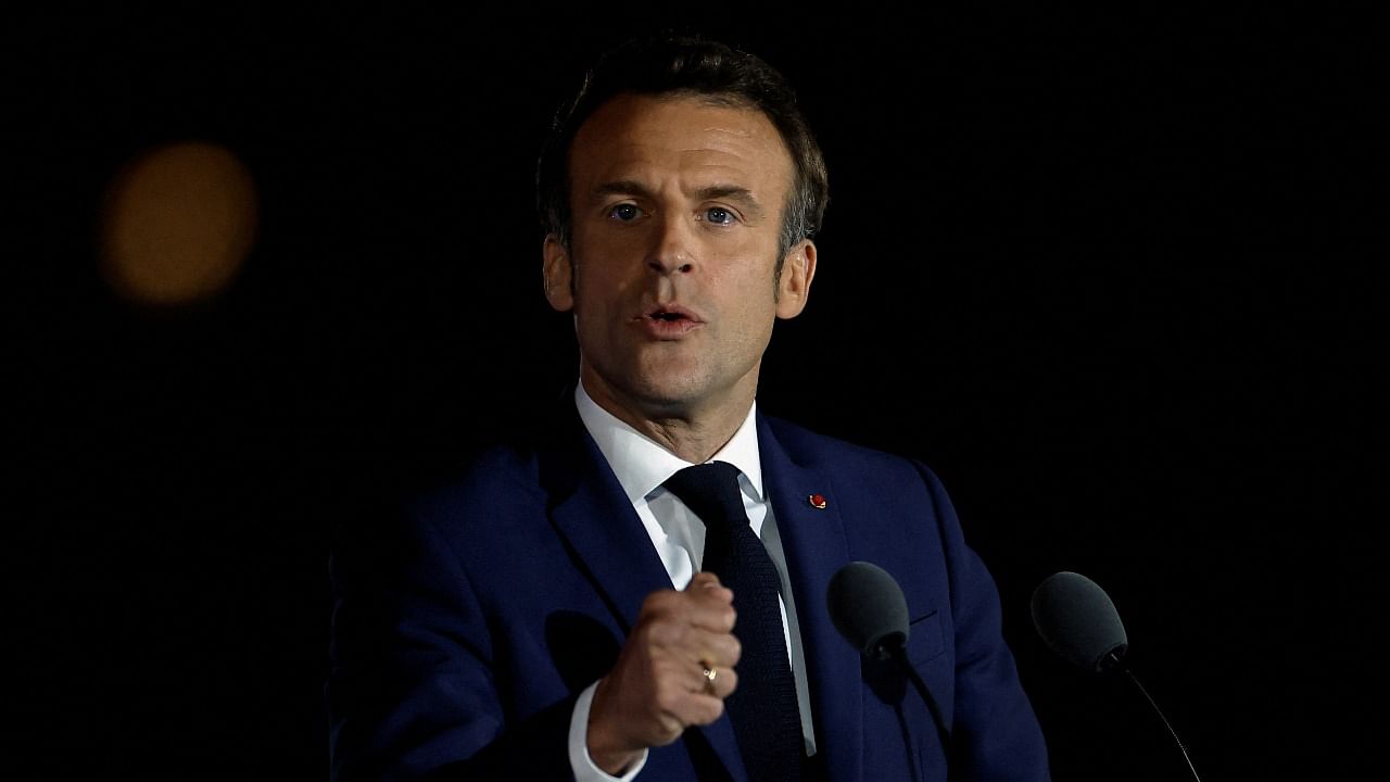France President Emmanuel Macron. Credit: Reuters Photo