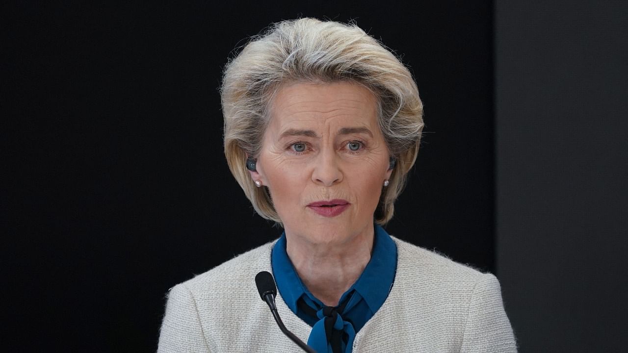 European Commission President Ursula von der Leyen. Credit: AFP File Photo
