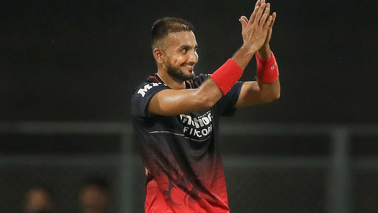 Royal Challengers Bangalore pacer Harshal Patel. Credit: PTI Photo