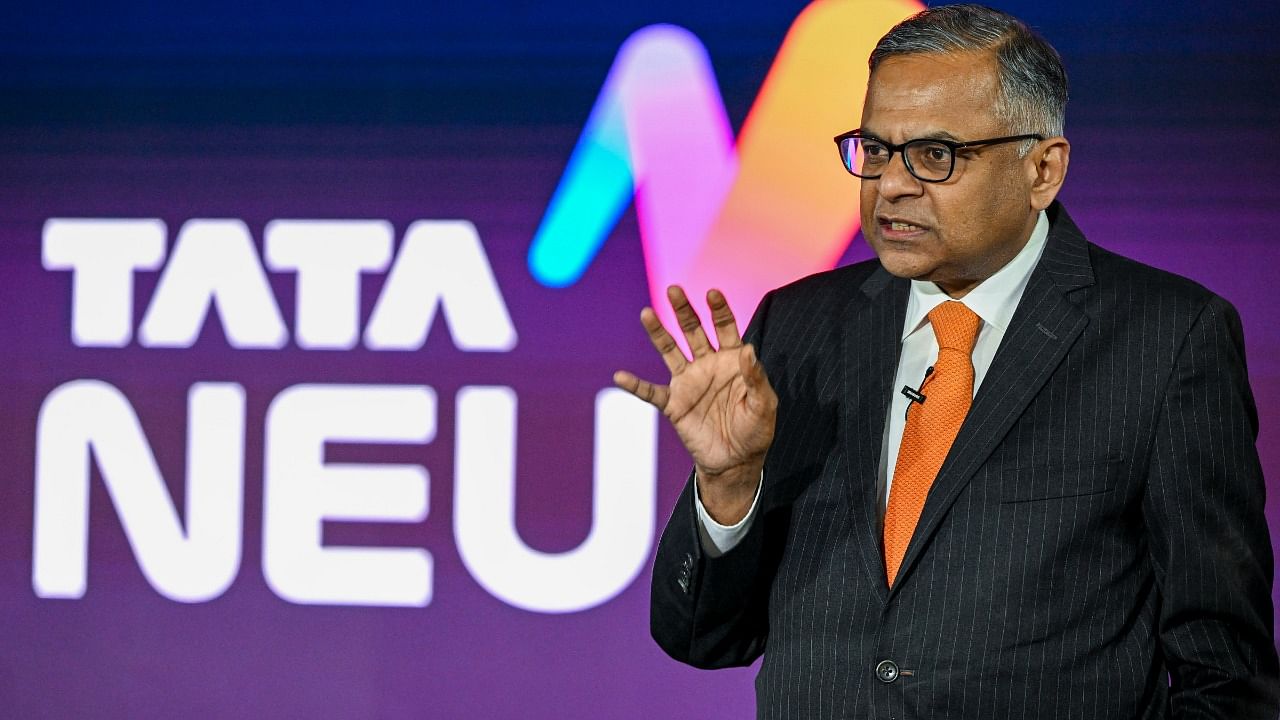 Chairperson of the Tata Group Natrajan Chandrasekaran. Credit: PTI Photo