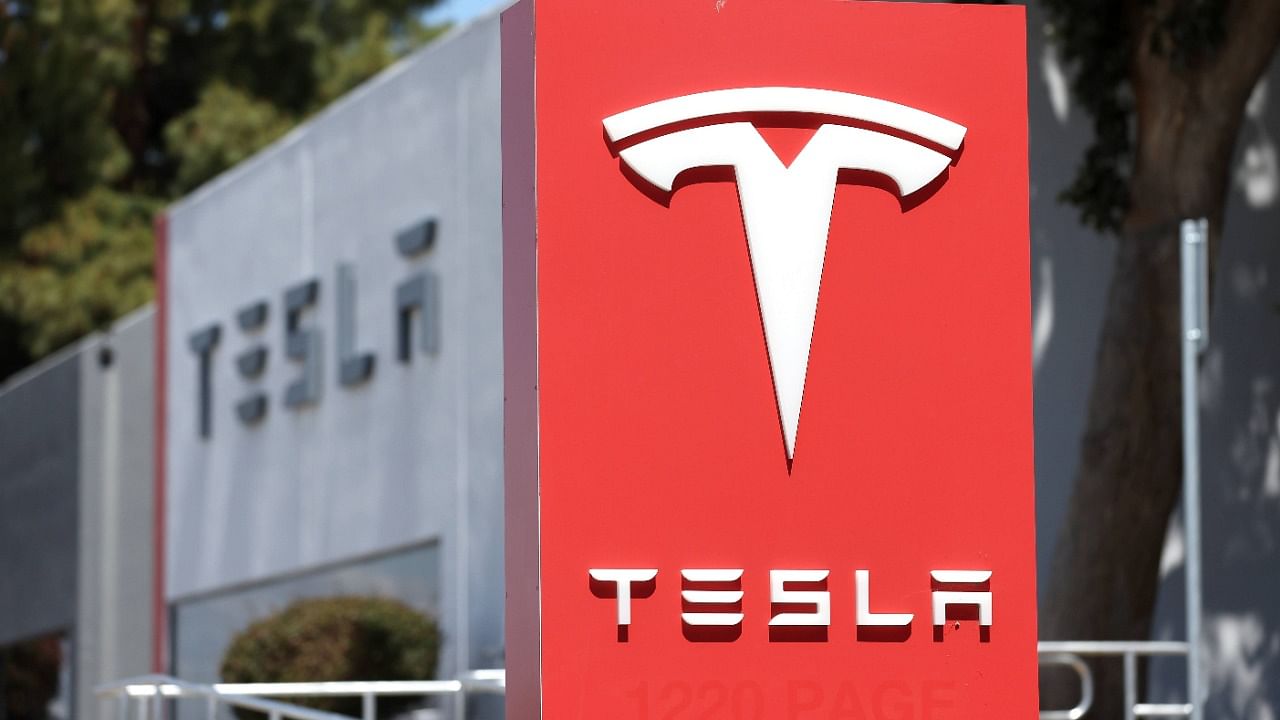 The 12.2 per cent drop in Tesla's shares on Tuesday equated to a $21 billion drop in the value of Musk's Tesla stake. Credit: AFP File Photo