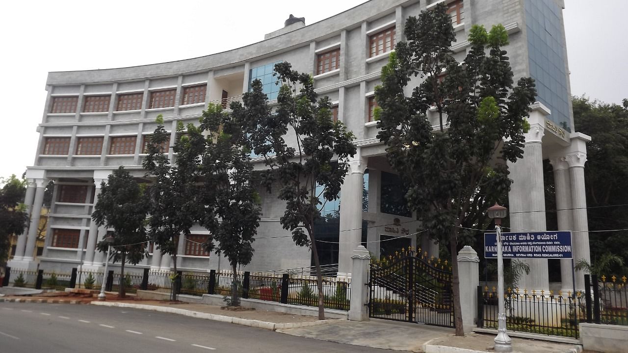 A view of the Karnataka Information Commissioner building in Bengaluru. Credit: DH File Photo