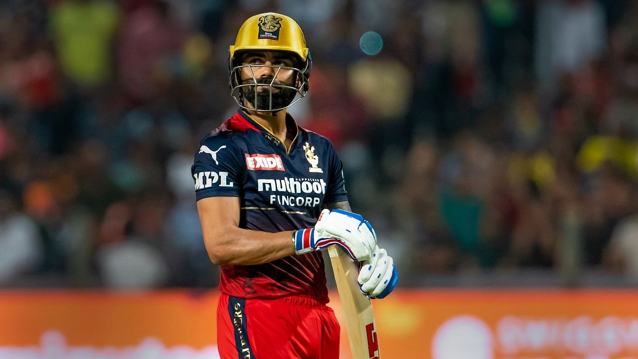 Kohli took his Indian Premier League tally this season to just 128 runs from nine matches. Credit: PTI Photo