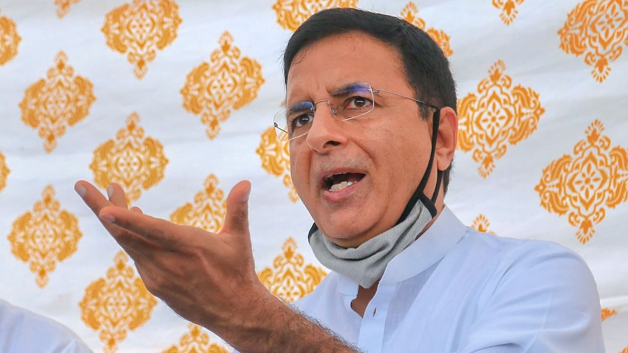 Congress leader Randeep Surjewala. Credit: PTI File Photo