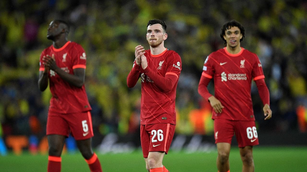 The Reds have now scored 135 goals this season, but were held scoreless in a frustrating first 45 minutes. Credit: AFP Photo