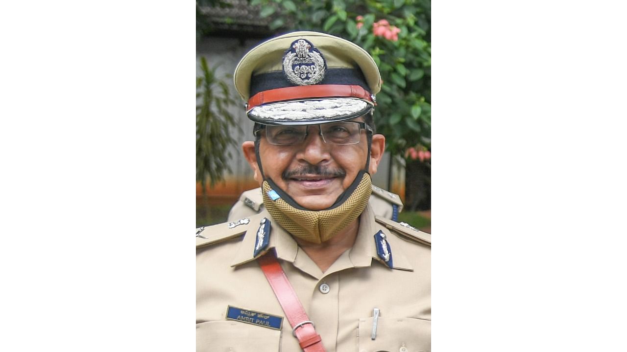 Amrit Paul, Additional Director General of Police, Recruitment. Credit: DH File Photo