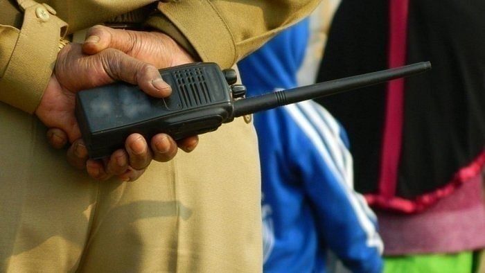 <div class="paragraphs"><p>Representative image of a cop stationed at a police check point.&nbsp;</p></div>