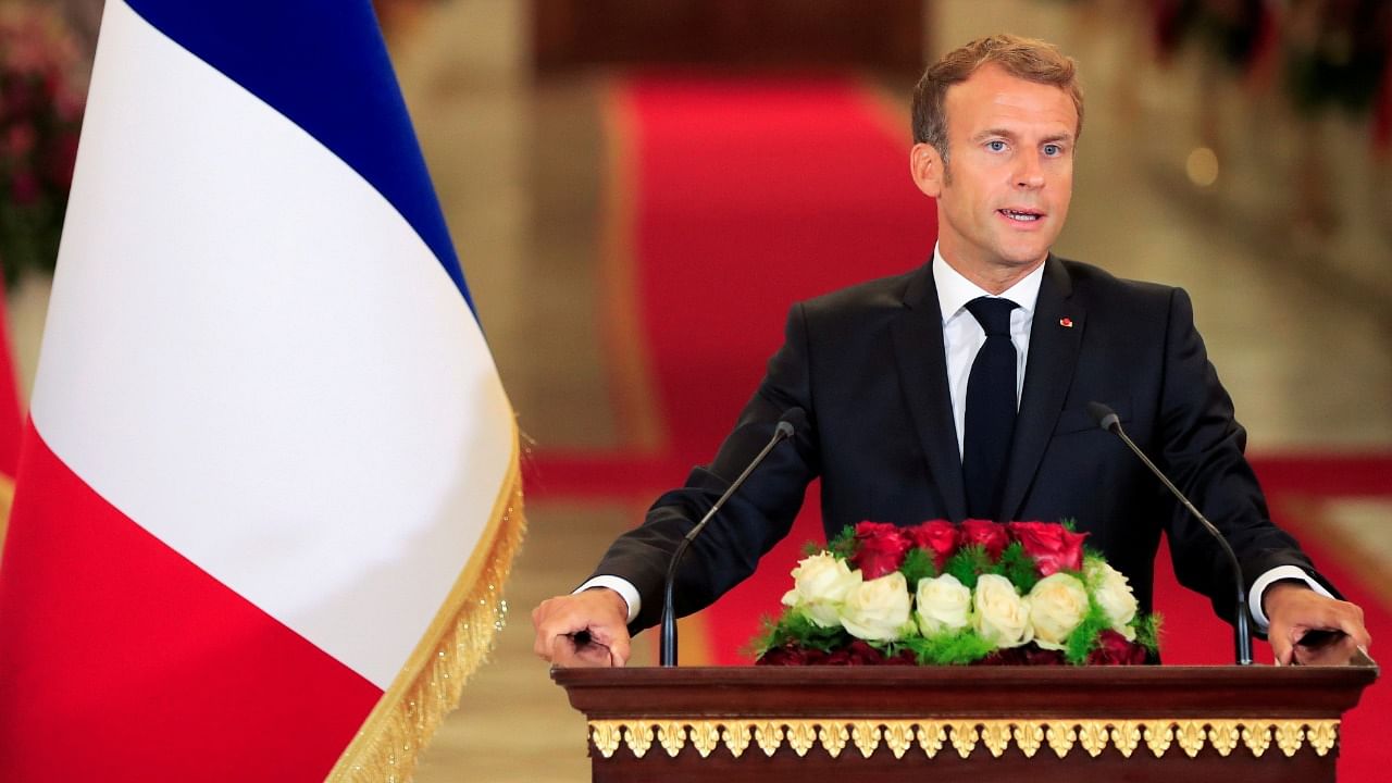 French President Emmanuel Macron. Credit: Reuters photo