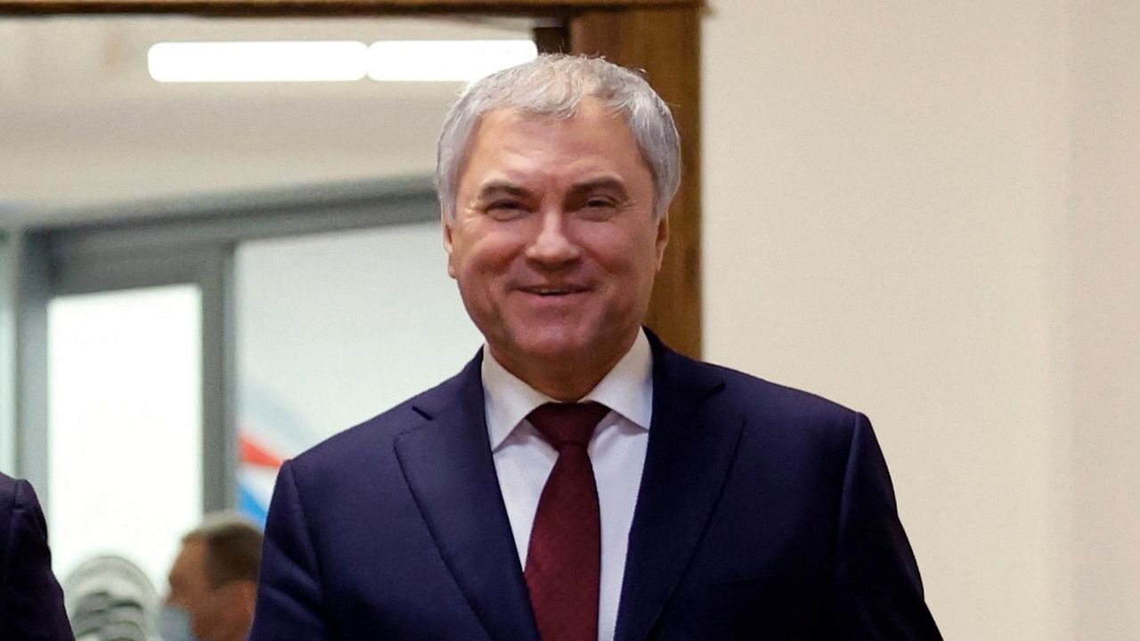 Russia State Duma Speaker Vyacheslav Volodin. Credit: Reuters File Photo