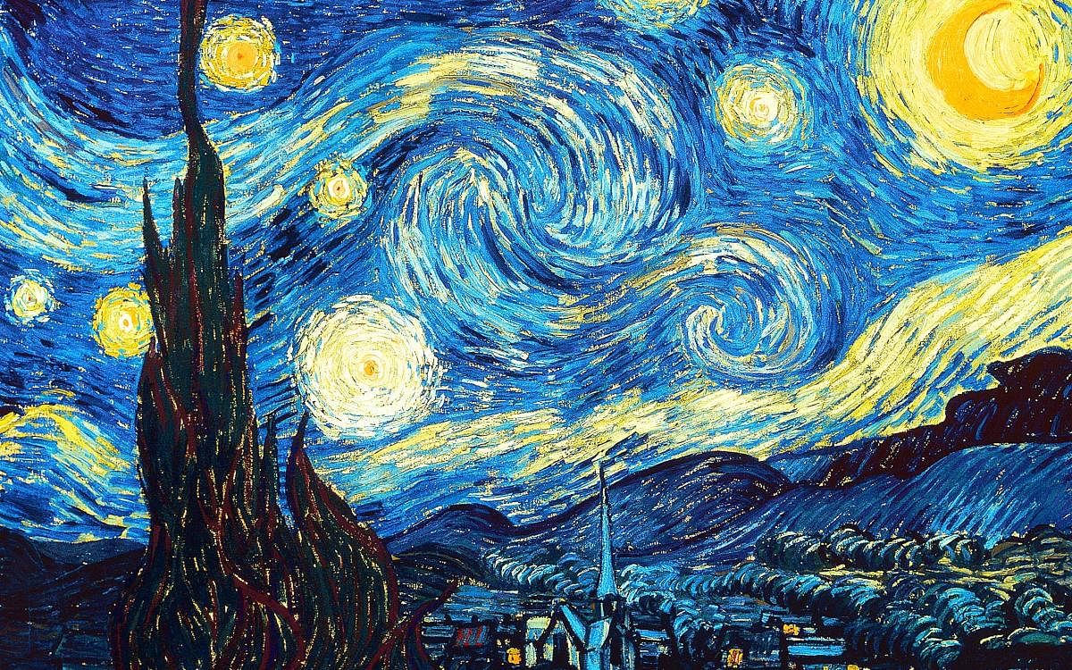 Van Gogh's The Starry Night is one of the most reproduced paintings ever. Pic courtesy: Wikimedia Commons