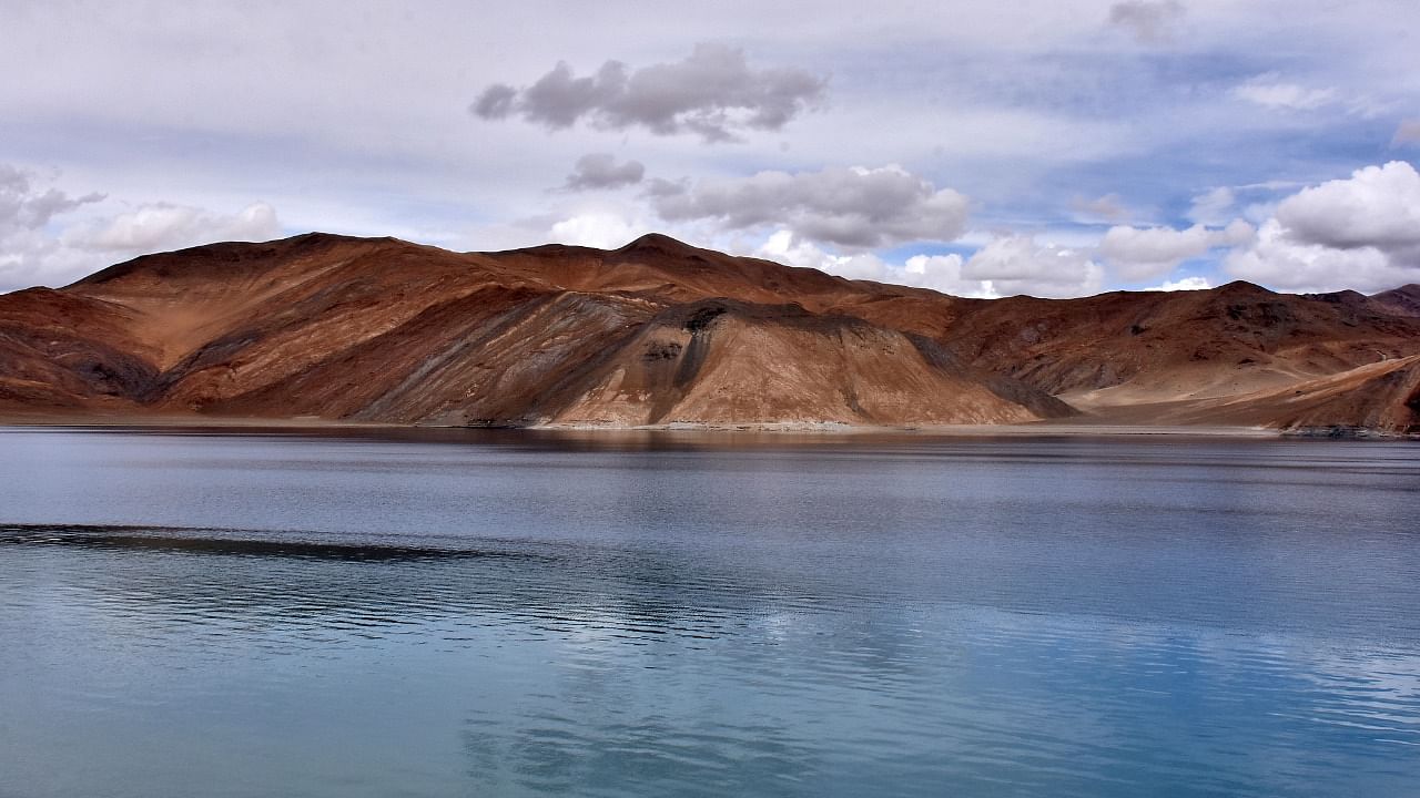 A view of the Pangong Tso lake in Ladakh. Credit: Reuters File Photo