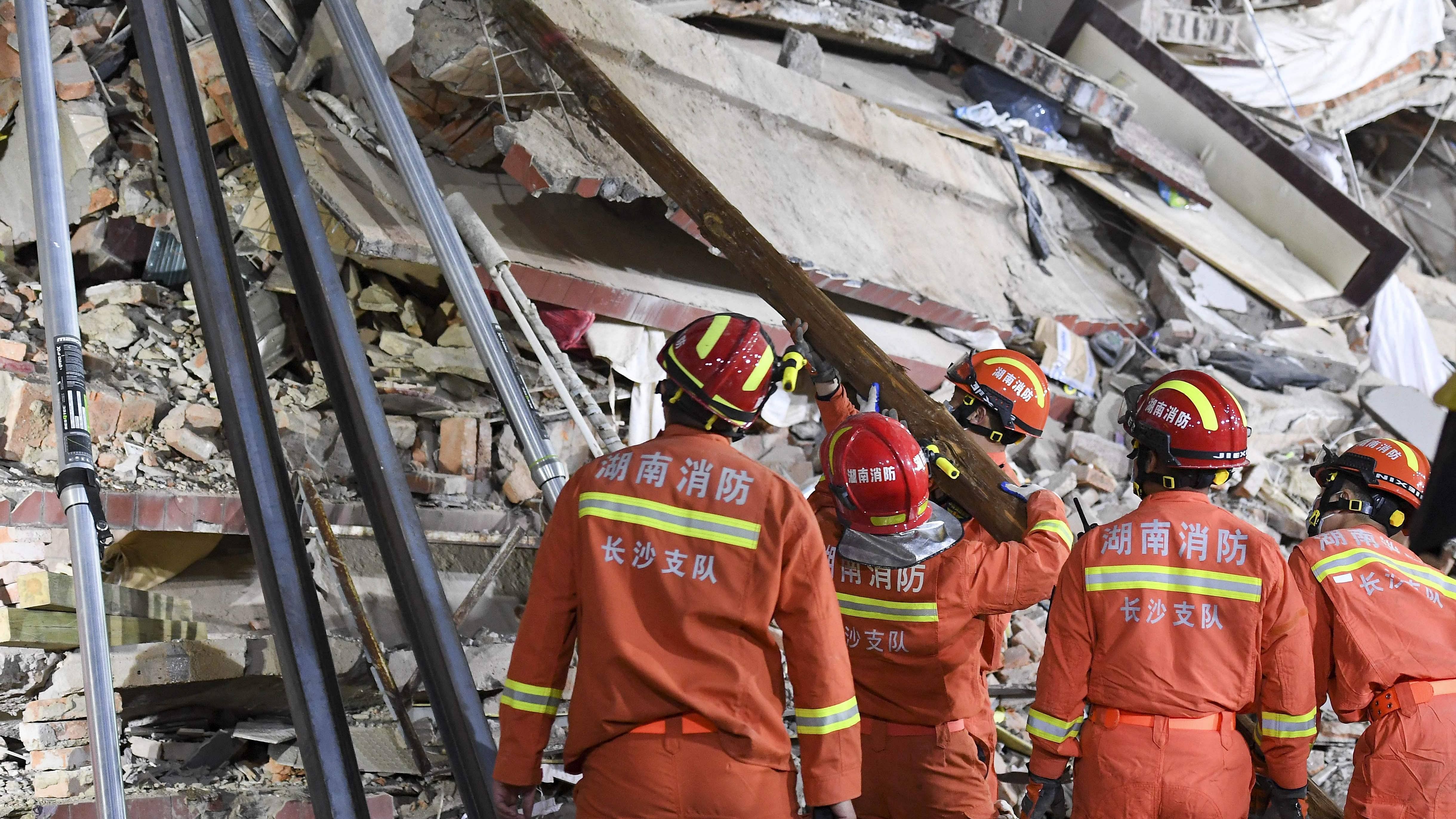 Poor adherence to safety standards, including the illegal addition of extra floors and failure to use reinforcing iron bars, is often blamed for such disasters. Credit: AFP Photo