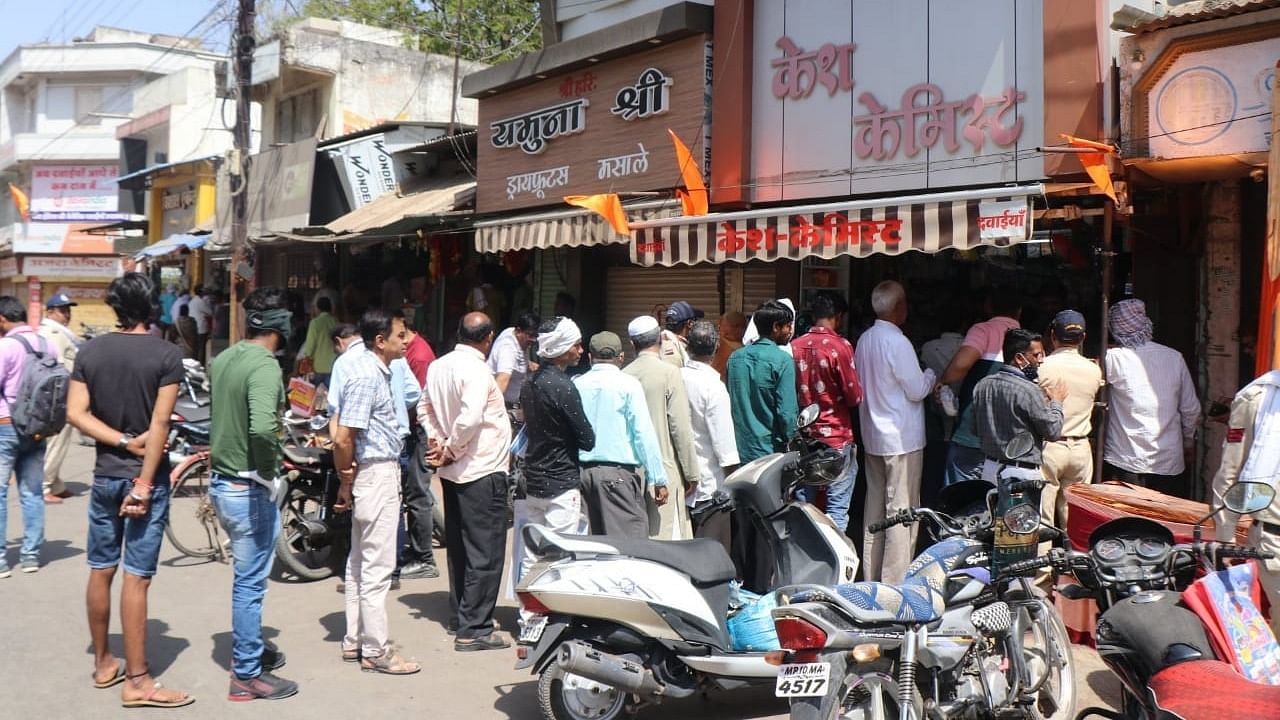 Curfew was clamped in Khargone after the violence on April 10, during which shops and houses were damaged, vehicles torched and stones hurled. Credit: IANS File Photo