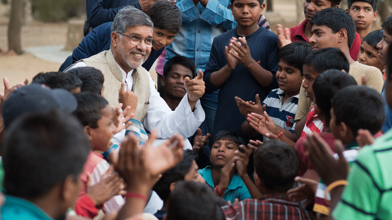 Satyarthi said that the Covid pandemic is not simply a health or economic crisis but of the entire civilization and children are going to be the worst sufferers. Credit: DH File Photo