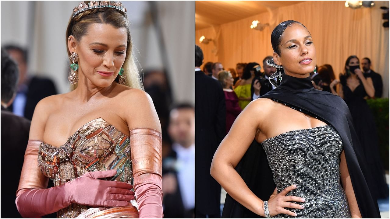 Blake Lively, Alicia Keys. Credit: AFP Photos