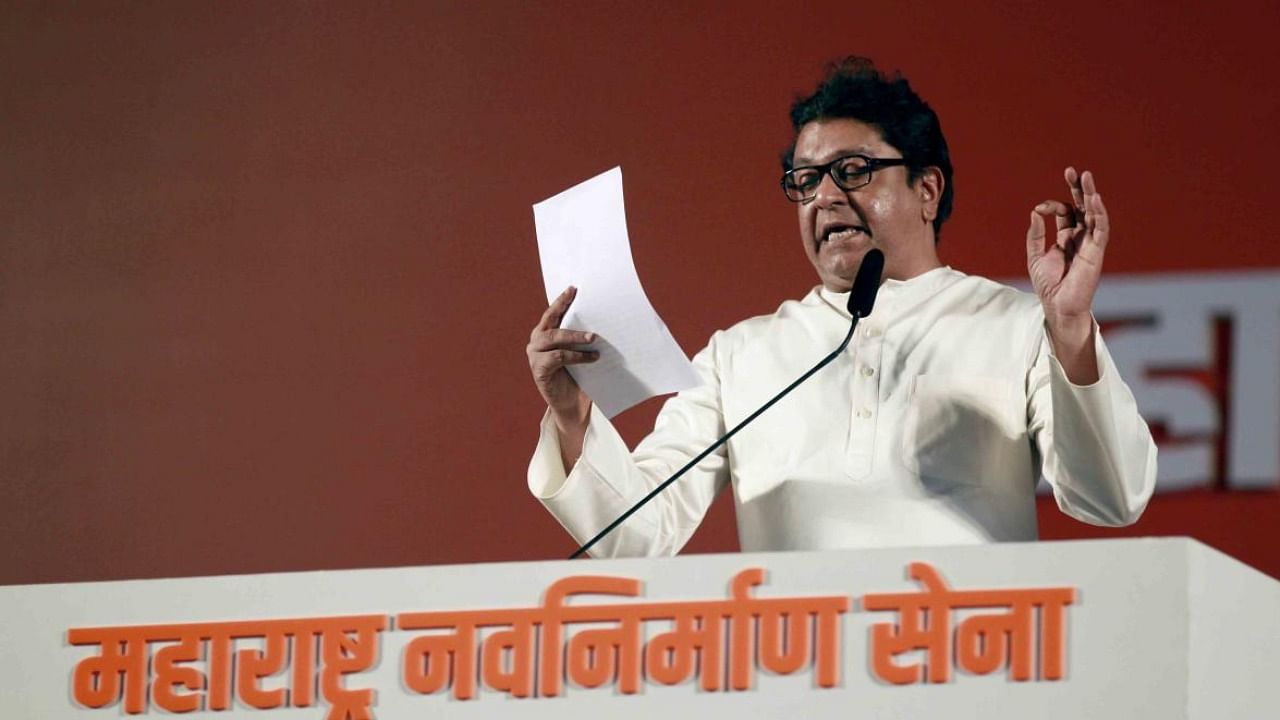 Maharashtra Navnirman Sena Chief Raj Thackeray. Credit: PTI Photo
