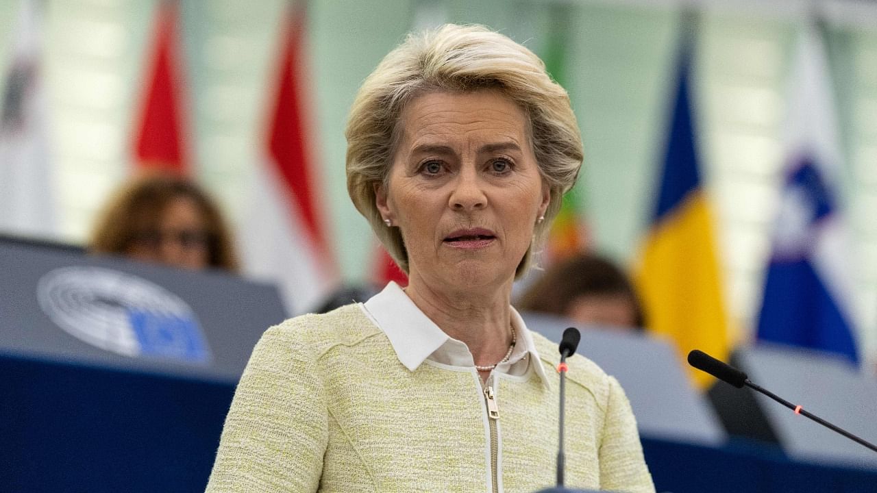 European Commission President Ursula von der Leyen. Credit: AFP File photo