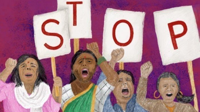 Illustration. Credit: Rape Aasawari Kulkarni/Feminism In India
