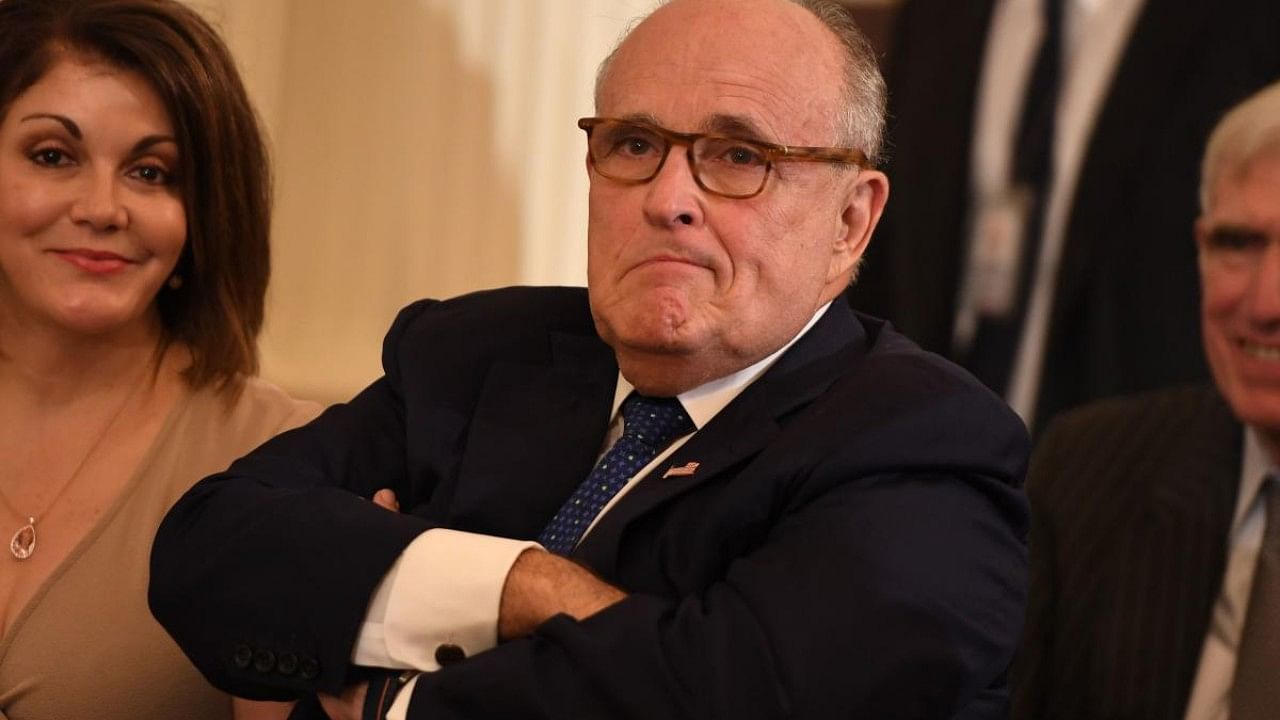 Ex-New York Mayor Rudy Giuliani. Credit: AFP File Photo