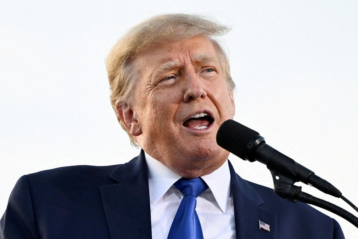 Former US President Donald Trump. Credit: Reuters Photo