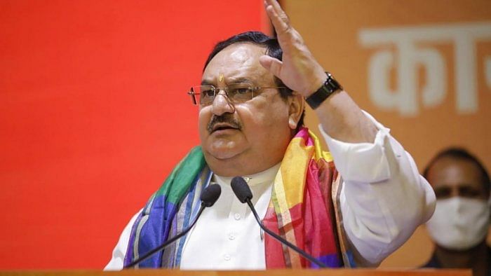 J P Nadda. Credit: PTI photo