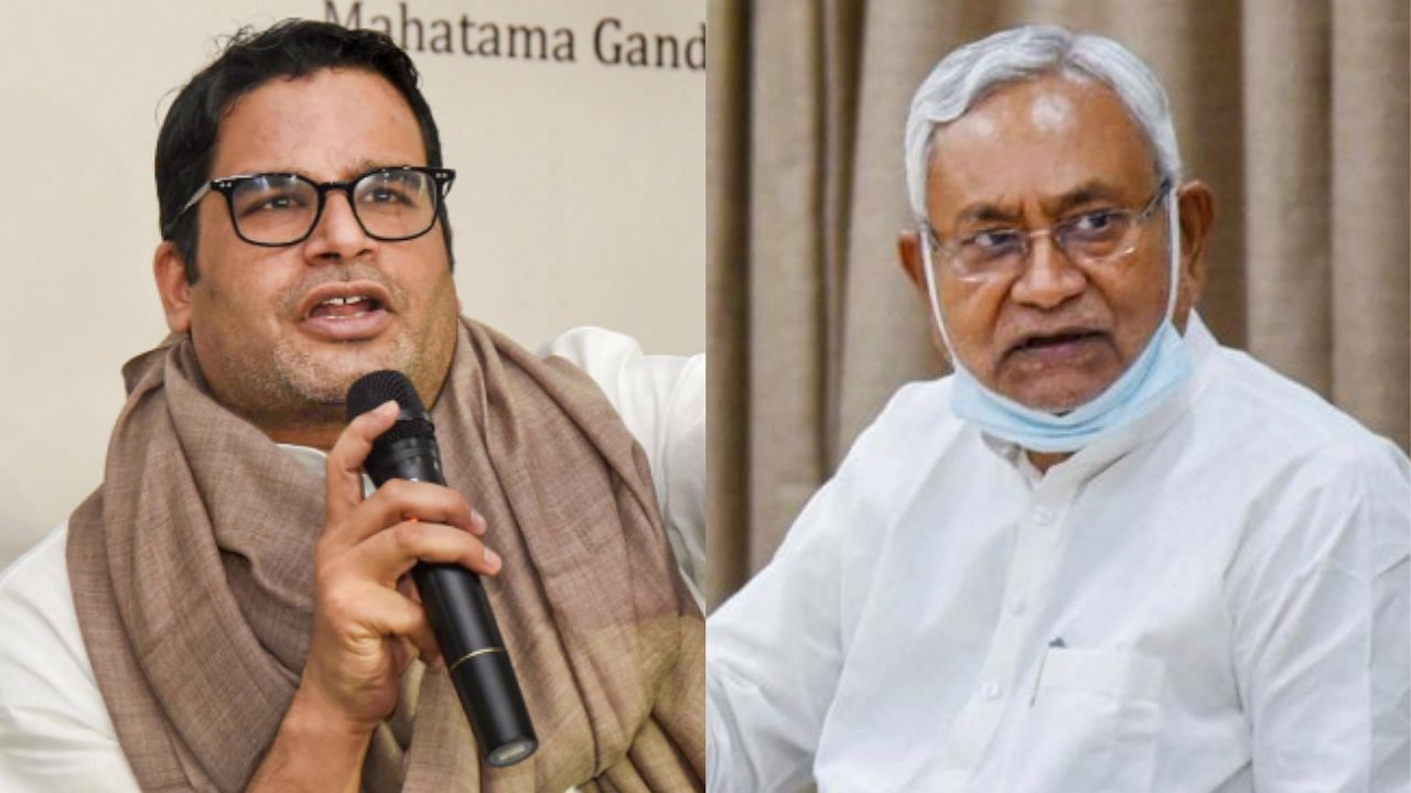 Poll strategist Prashant Kishor (L) and Bihar Chief Minister Nitish Kumar. Credit: PTI File Photos