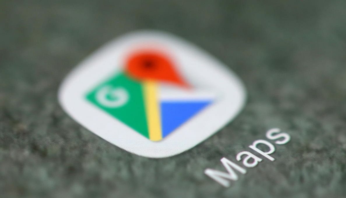 Google Maps on a phone. Credit: REUTERS FILE PHOTO