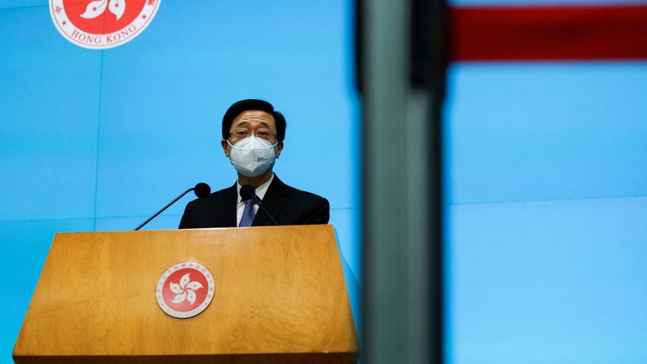 Hong Kong Chief Executive-elect John Lee. Credit: Reuters Photo