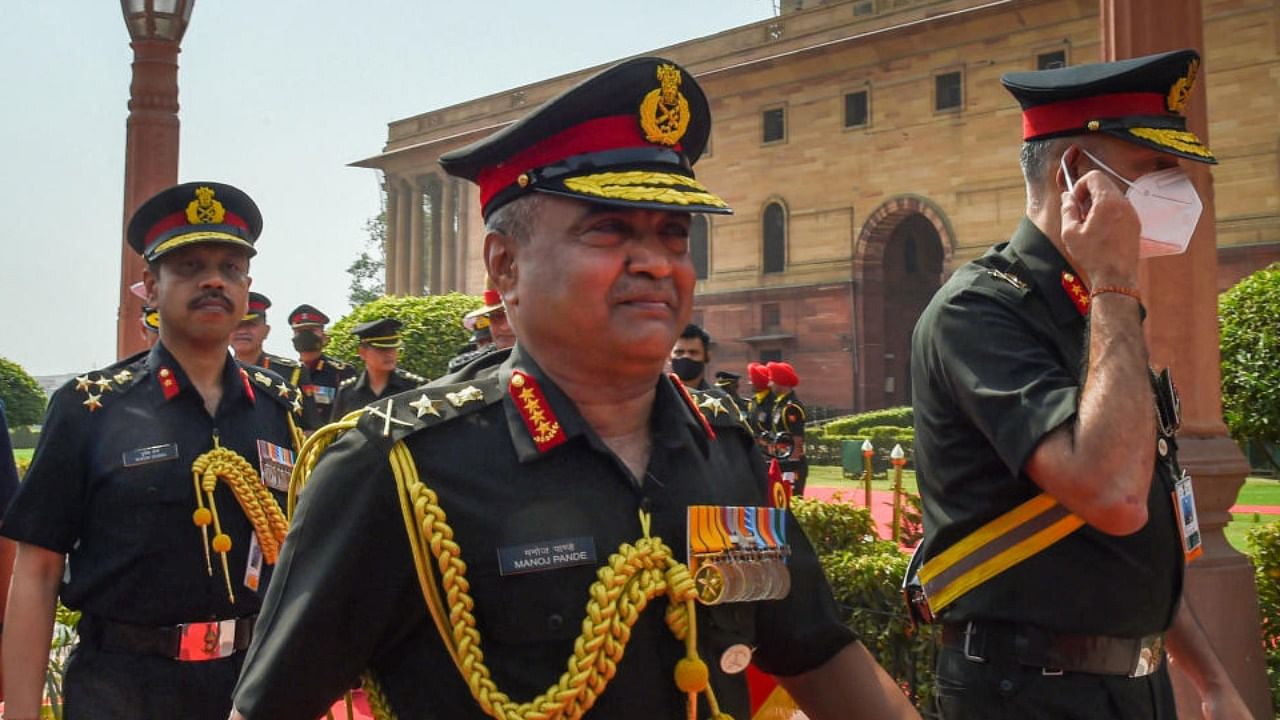 Army Chief Gen Manoj Pande. Credit: PTI Photo