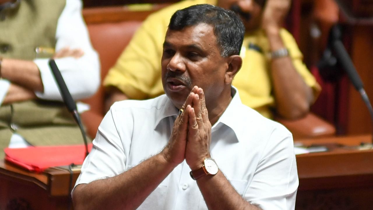 JD(S) member of the Legislative Council Marithibbe Gowda. Credit: DH Photo