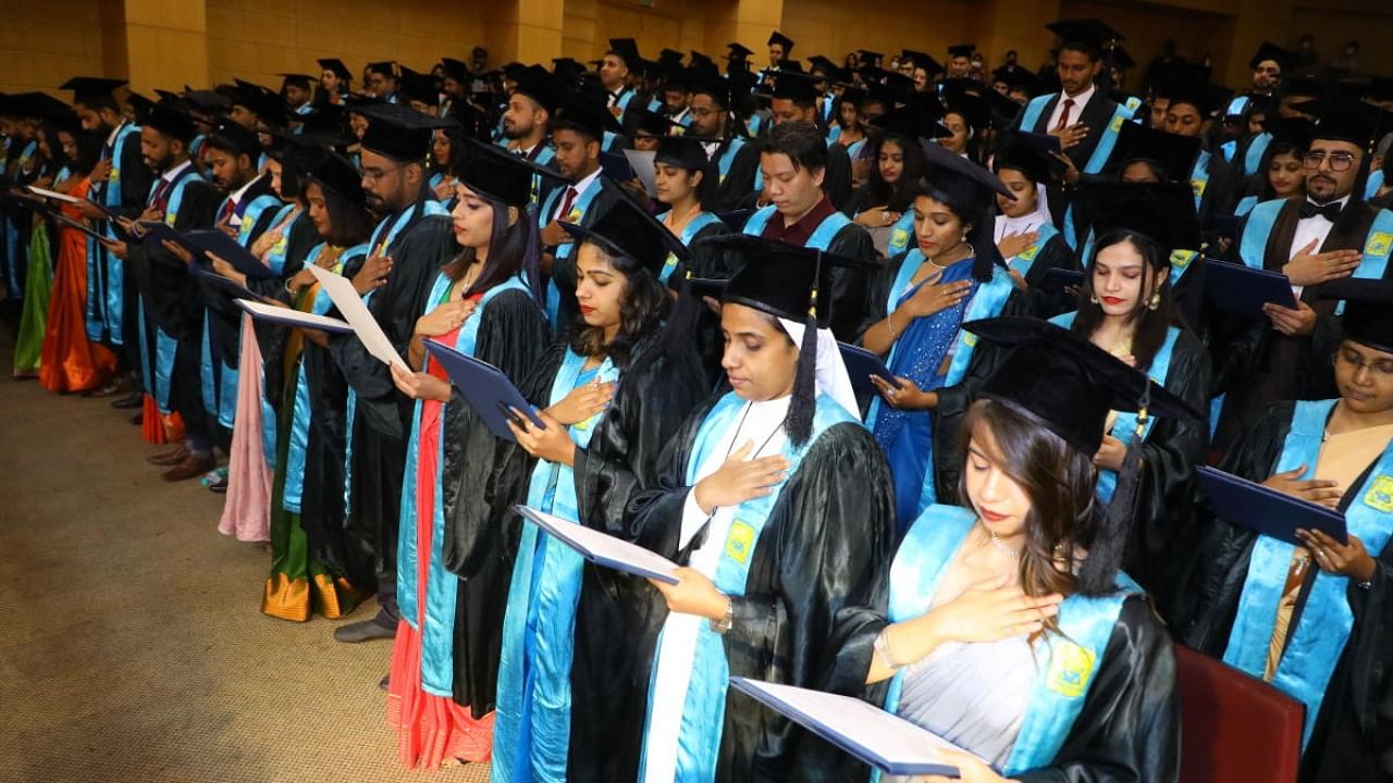 The 53rd annual convocation and college day of St John’s Medical College. Credit: DH Photo