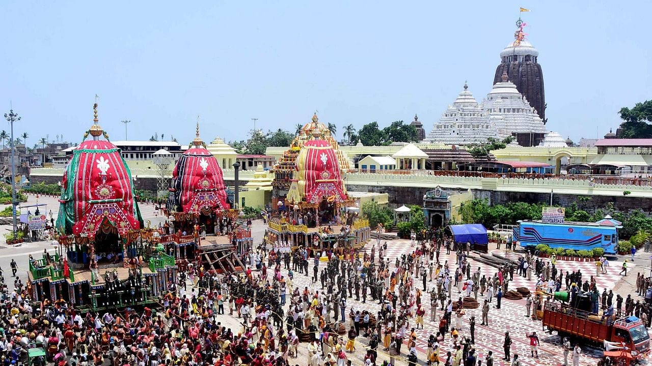 A view of the Jagannath Temple in Puri, Odisha. Credit: AFP File Photo