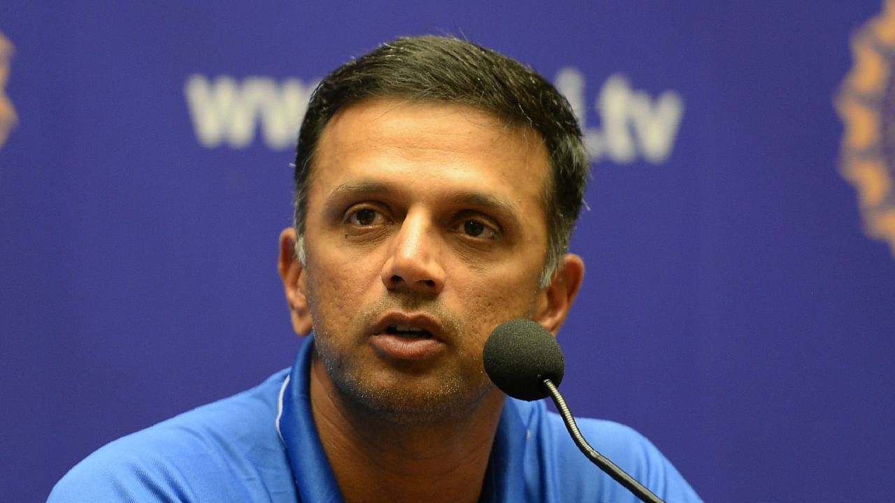 Indian cricket team head coach Rahul Dravid. Credit: AFP File Photo