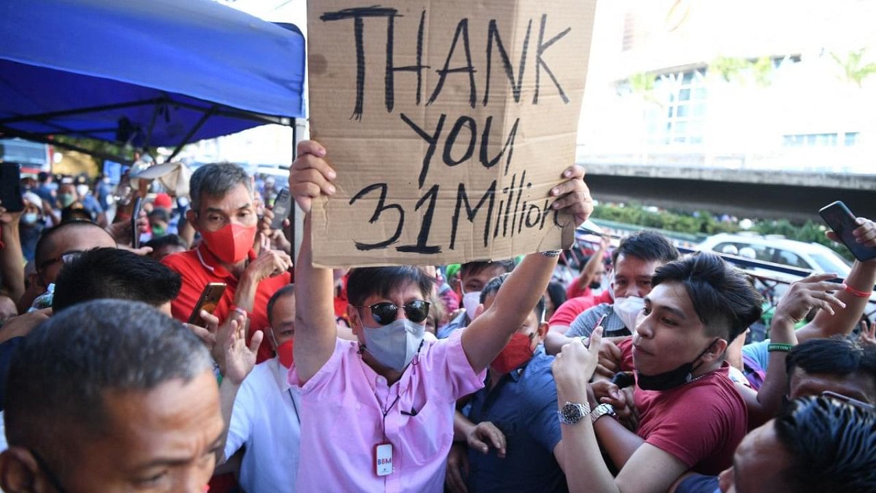 Presidential candidate Ferdinand Marcos Jr. Credit: AFP Photo