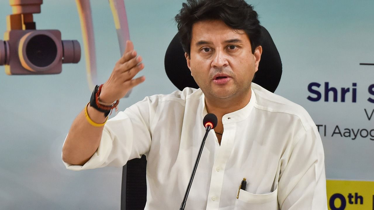 Civil Aviation Minister Jyotiraditya Scindia. Credit: PTI Photo