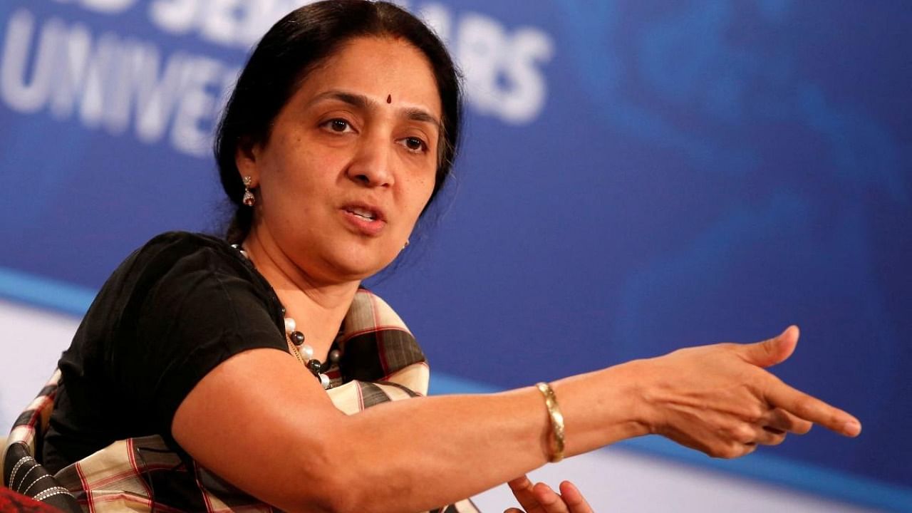 National Stock Exchange’s (NSE) former boss Chitra Ramkrishna. Credit: Reuters File Photo